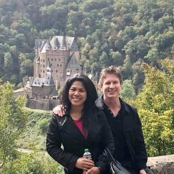 Sarah and Stephen Weik on a trip together